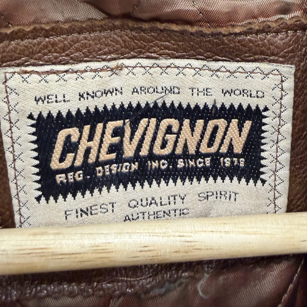 Chevignon vintage leather jacket