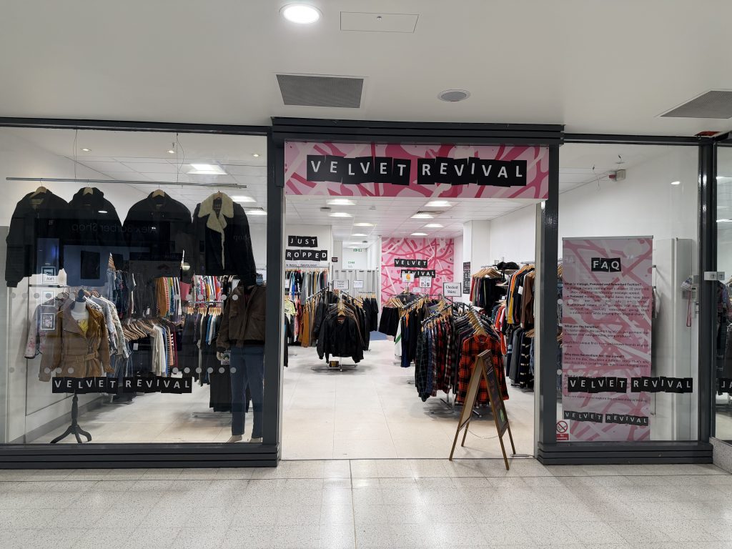 Velvet Revival vintage clothing store opens in Surrey Vintage Revival vintage clothing store front