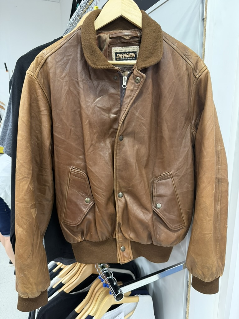 Chevignon vintage leather jacket