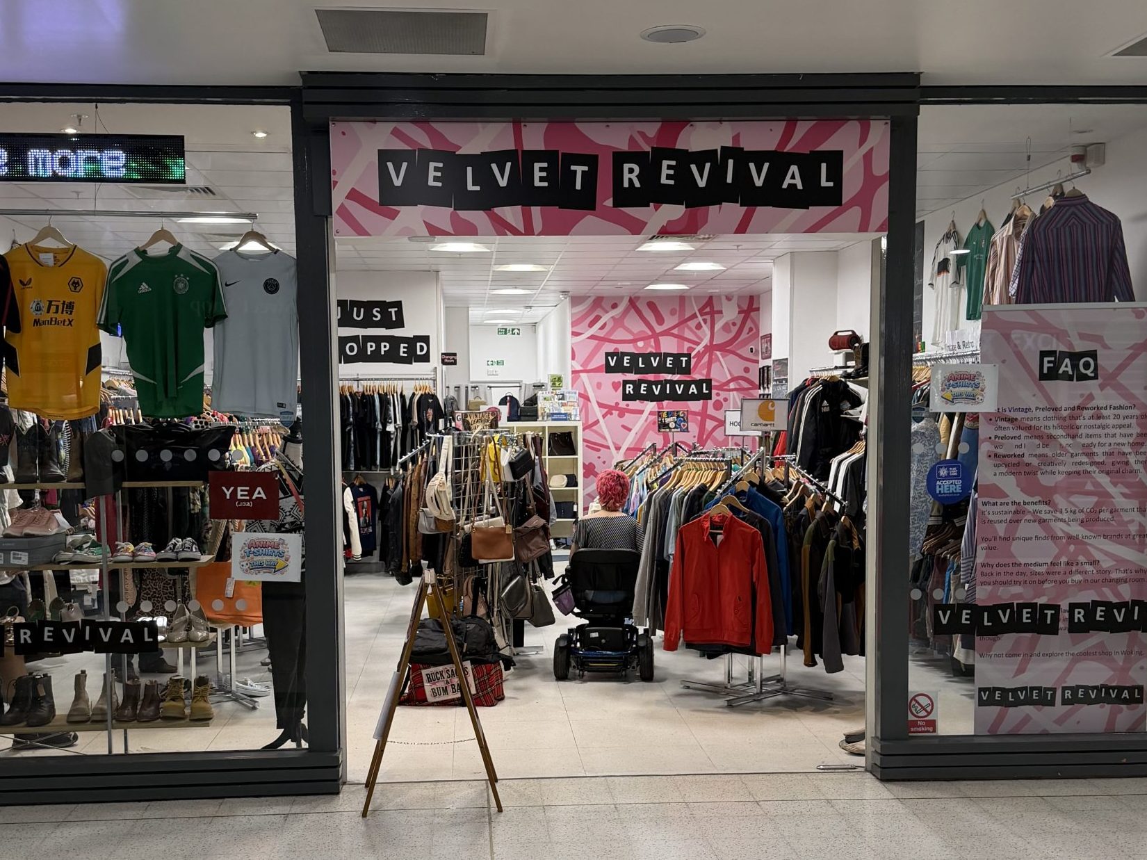 Velvet Revival vintage clothing store in Surrey